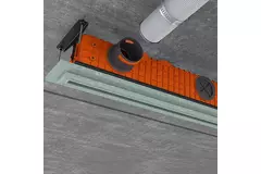 Maskowny, tynkowalny kratka liniowa Ergovent 1000 mm z przyłączem 75 mm - standard