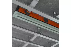Maskowny, tynkowalny kratka liniowa Ergovent 1000 mm z przyłączem 75 mm - standard