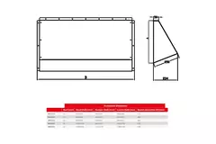 Osłona przeciwdeszczowa Maxivent dla M4516 pozioma - HD