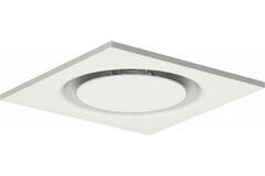 Nawiewnik sufitowy stalowy okrągły do nawiewu i wywiewu 595x595 mm - 160 mm - RAL 9010