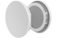 Kratka wentylacyjna z tłumieniem hałasu – 100/125/160 mm – RAL 9003