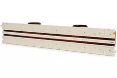 Bezramkowy nawiewnik szczelinowy Ergovent 1050 mm o średnicy przyłącza 125 mm - klimatyzacja - 2 szczeliny