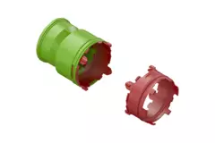 Złącze Ubbink Air Excellent 48C do skrzynki rozdzielczej powietrza DBOX 200/800