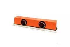 Ergovent wbudowana bezramkowa kratka liniowa 1050 mm z przyłączem 125 mm - klimatyzacja - 1 szczelina