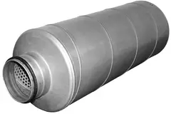 Średnica tłumika Spiro-SAFE 125 mm - długość 600 mm (izolacja 50 mm)