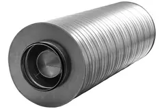 Tłumik Spiro-SAFE premium średnica 560 mm - długość 600 mm z rdzeniem (izolacja 100 mm) bez połączeń wtykowych