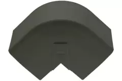 Optimalduct Climclick Zewnętrzne kolanko kątowe 80x60 mm RAL 7016 Antracyt