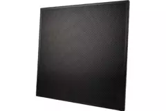 Perforowana płyta sufitowa 600 x 600 mm do montażu w sufitach podwieszanych - RAL9005 30% połysk