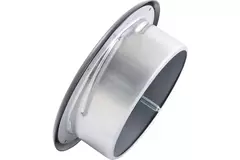 Wentylacyjny zawór wylotowy 160 mm metalowy - E-DVS160 RAL9005 30% błyszczący