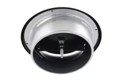 Wentylacyjny zawór zasilający 125 mm metalowy - S-DVS125 RAL9005 30% błyszczący