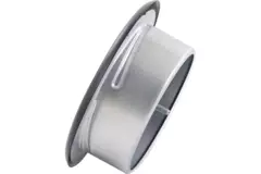 Wentylacyjny zawór zasilający 125 mm metalowy - S-DVS125 RAL9005 30% błyszczący