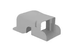 Zaślepka ścienna ClimaConnect do kanału montażowego 100 mm - RAL 9010