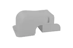Zaślepka ścienna ClimaConnect do kanału montażowego 100 mm - RAL 9010