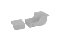 Zaślepka ścienna ClimaConnect do kanału montażowego 100 mm - RAL 9010