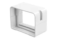 Łącznik ClimaConnect do kanału montażowego 100 mm - RAL 9010