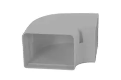 Kolanko płaskie ClimaConnect 90° do kanału montażowego 100 mm - RAL 9010