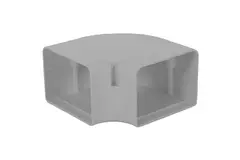Kolanko płaskie ClimaConnect 90° do kanału montażowego 100 mm - RAL 9010