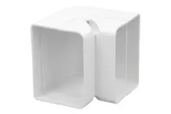 Kolanko wewnętrzne ClimaConnect do kanału montażowego 100 mm - RAL 9010