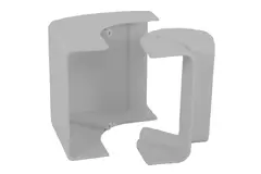 Kolanko wewnętrzne ClimaConnect do kanału montażowego 100 mm - RAL 9010