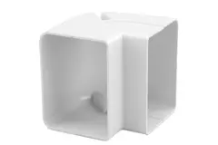 Kolanko zewnętrzne ClimaConnect do kanału montażowego 100 mm - RAL 9010