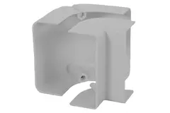 Kolanko zewnętrzne ClimaConnect do kanału montażowego 75 mm - RAL 9010