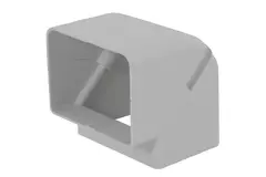 Kolanko zewnętrzne ClimaConnect do kanału montażowego 75 mm - RAL 9010