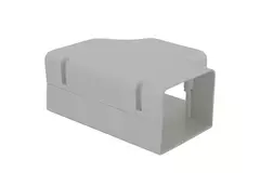 Trójnik ClimaConnect do kanału montażowego 100 mm - RAL 9010