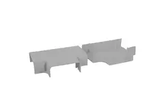 Trójnik ClimaConnect do kanału montażowego 100 mm - RAL 9010