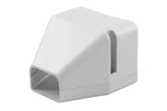 Końcówka ClimaConnect do kanału montażowego 100 mm - RAL 9010