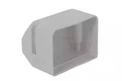 Element końcowy ClimaConnect do kanału montażowego 75 mm - RAL 9010