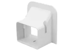 Rozeta ścienna ClimaConnect do kanału montażowego 100 mm - RAL 9010