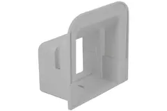 Rozeta ścienna ClimaConnect do kanału montażowego 100 mm - RAL 9010