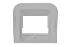 Rozeta ścienna ClimaConnect do kanału montażowego 100 mm - RAL 9010