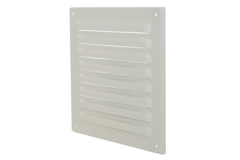 Kratka zewnętrzna kwadratowa 150x150mm aluminiowa - RAL9010
