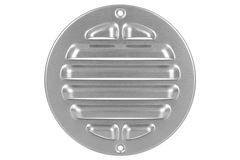Kratka zewnętrzna okrągła 80 mm - anodowane aluminium
