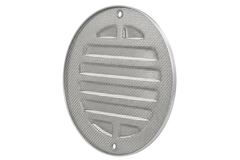 Kratka zewnętrzna okrągła 125 mm aluminiowa - aluminium anodowane