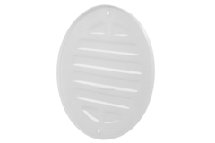 Kratka zewnętrzna okrągła 200 mm aluminiowa - RAL9016