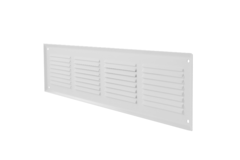 Kratka ścienna 300x100mm aluminium - RAL9016