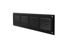 Nawiewnik ścienny 400x100mm aluminium - RAL9005 30% połysk