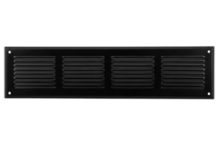 Nawiewnik ścienny 300x100mm aluminium - RAL9005 30% połysk
