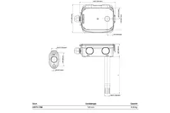 Czujnik kanałowy Belimo do pomiaru wilgotności i temperatury - Modbus RTU - sonda 140 mm - 22DTH-15M