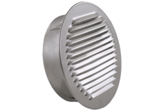 Kratka wentylacyjna okrągła 80 mm aluminium - EL-A-R80 ALU