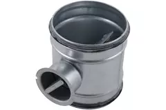 Ręczny zawór zwrotny Ø 125 mm do przewodu spiralnego