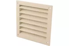 Zewnętrzna kratka ścienna aluminiowa 150x150 mm - RAL 1015