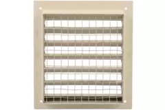Aluminiowa zewnętrzna kratka ścienna 100x100 mm - RAL 1015
