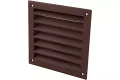 Zewnętrzna kratka ścienna aluminiowa 100x100 mm - RAL 8016