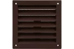 Zewnętrzna kratka ścienna aluminiowa 150x150 mm - RAL 8016