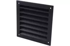 Zewnętrzna kratka ścienna aluminiowa 150x150 mm - RAL 9005