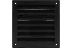 Zewnętrzna kratka ścienna aluminiowa 150x150 mm - RAL 9005