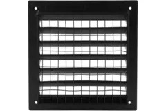 Zewnętrzna kratka ścienna aluminiowa 150x150 mm - RAL 9005